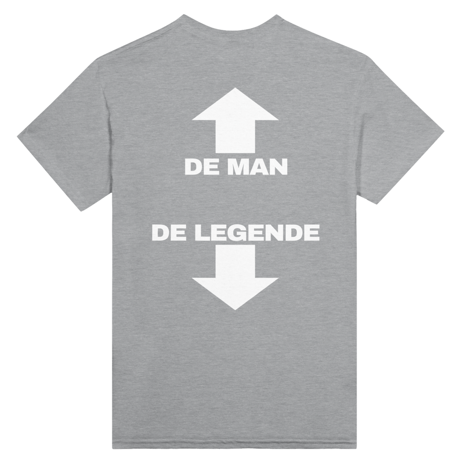 De Man De Legende Print op de achterkant - TheShirtless