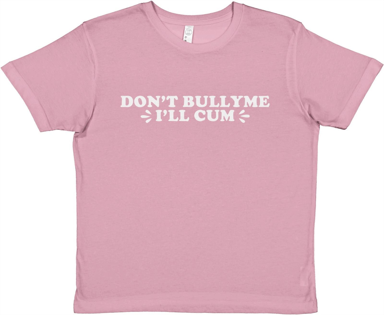 Don't Bully Me I'll Cum Baby Tee - TheShirtless