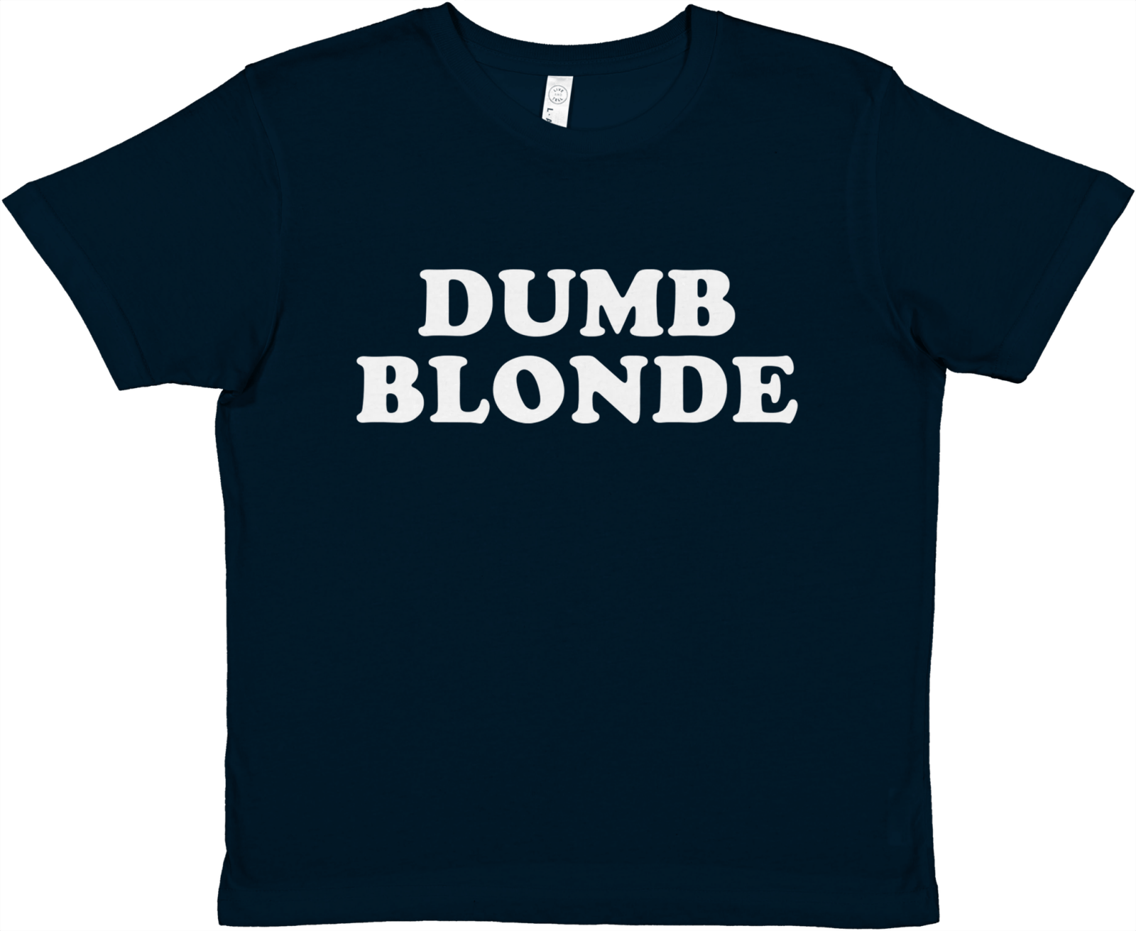 Dumb Blonde Baby Tee - TheShirtless