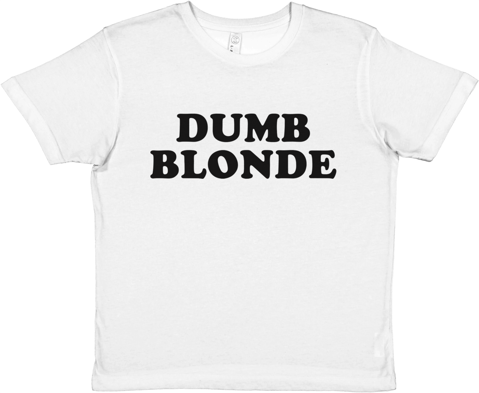 Dumb Blonde Baby Tee - TheShirtless