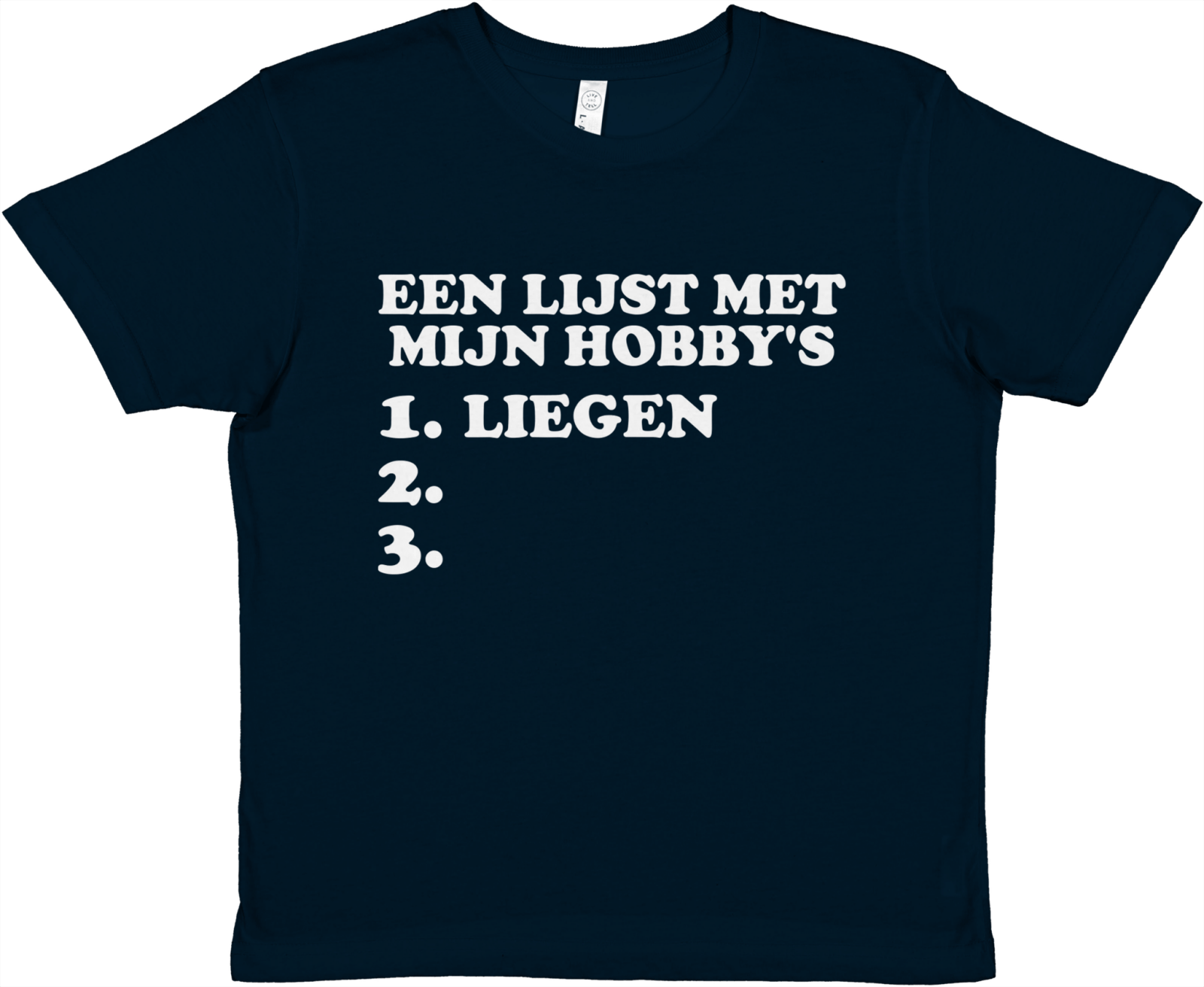 Een Lijst Met Mijn Hobby'S Baby Tee - TheShirtless