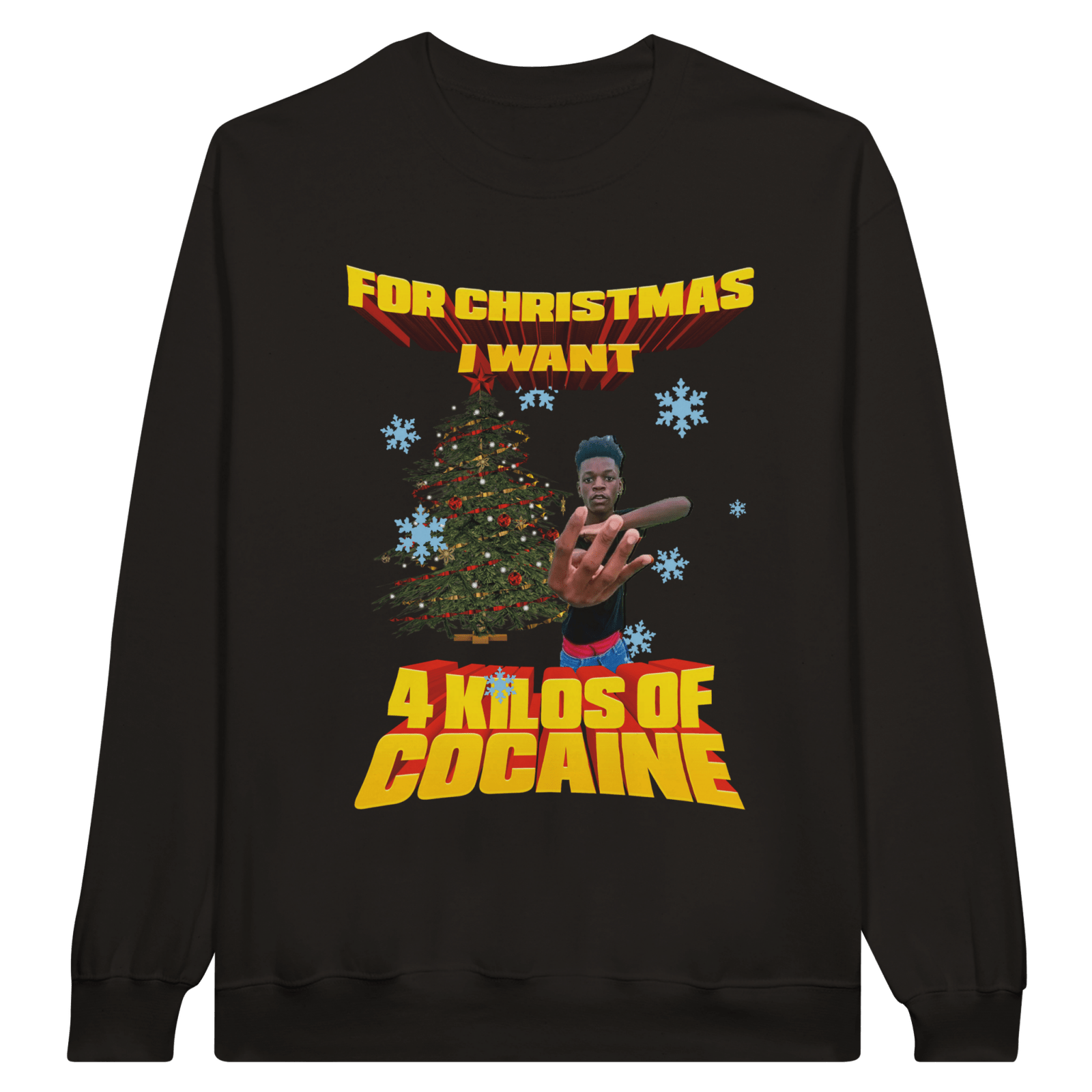 For Christmas I Wish For Four Kilos Of Cocaine Pullover - TheShirtless