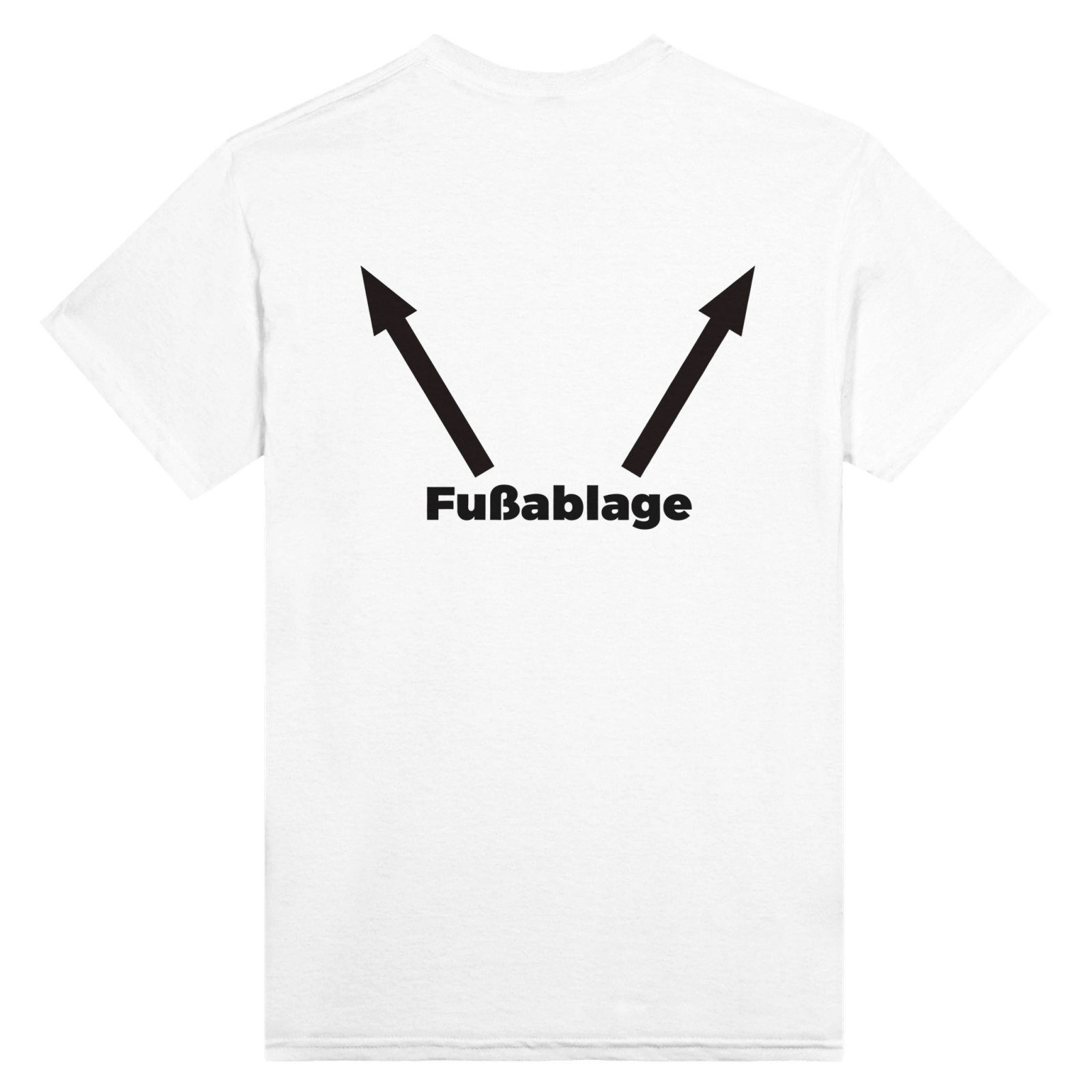 Fussablage Backprint T-Shirt - TheShirtless