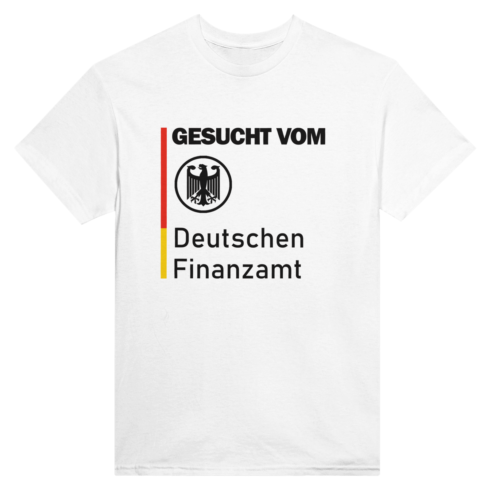 Gesucht Vom Finanzamt Backprint T-Shirt - TheShirtless