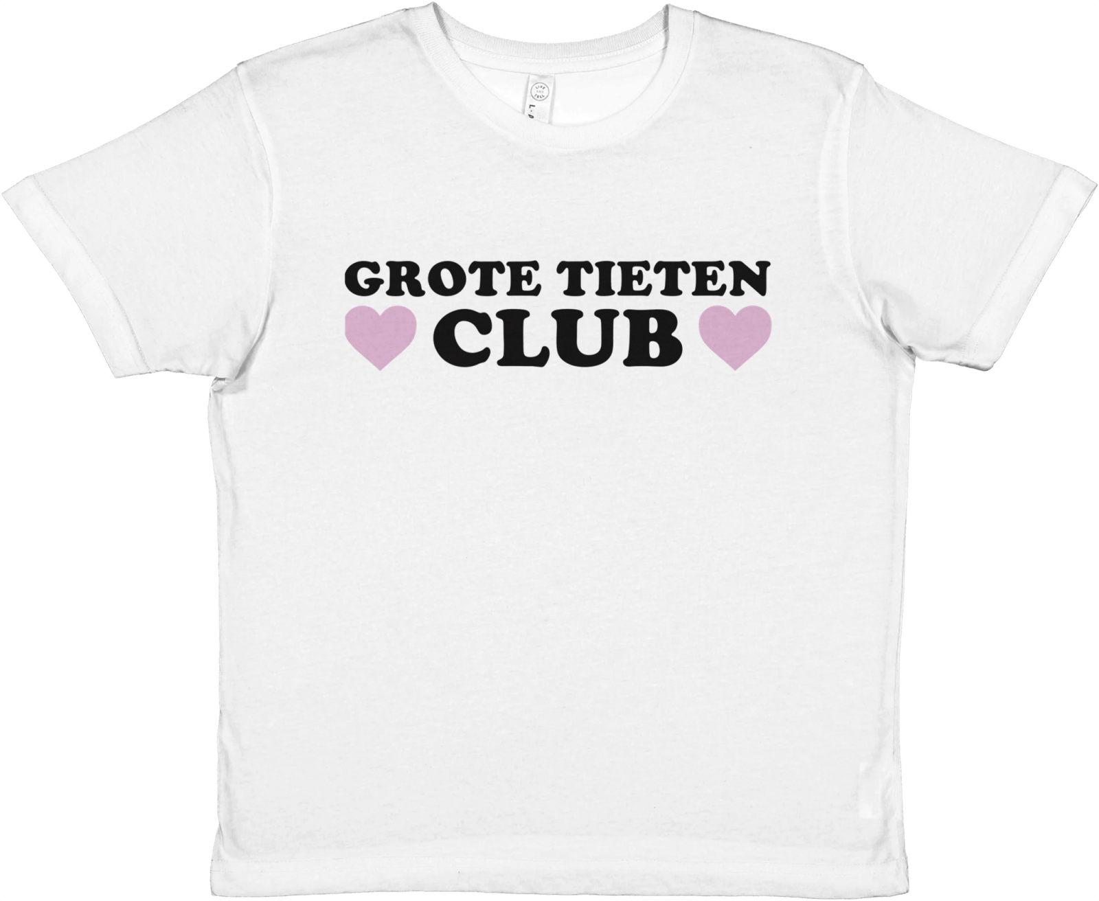 Grote Tieten Club Baby Tee - TheShirtless