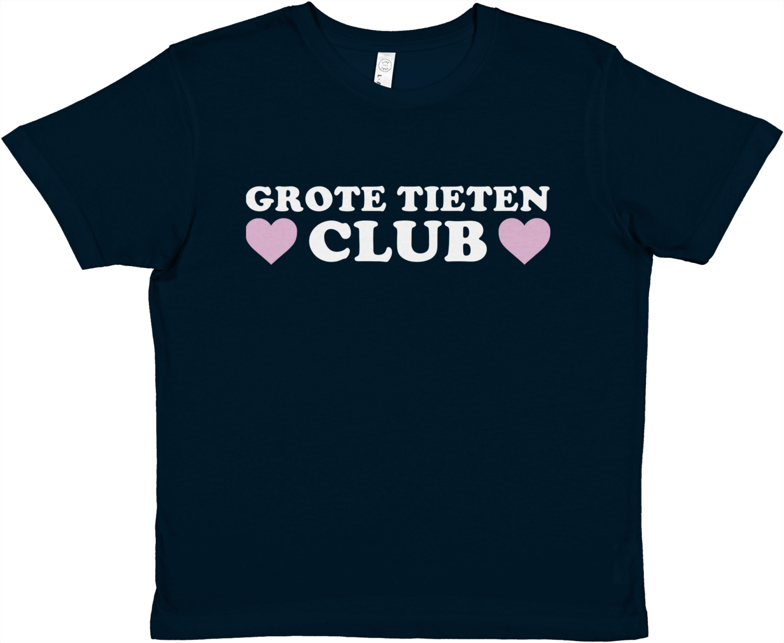 Grote Tieten Club Baby Tee - TheShirtless