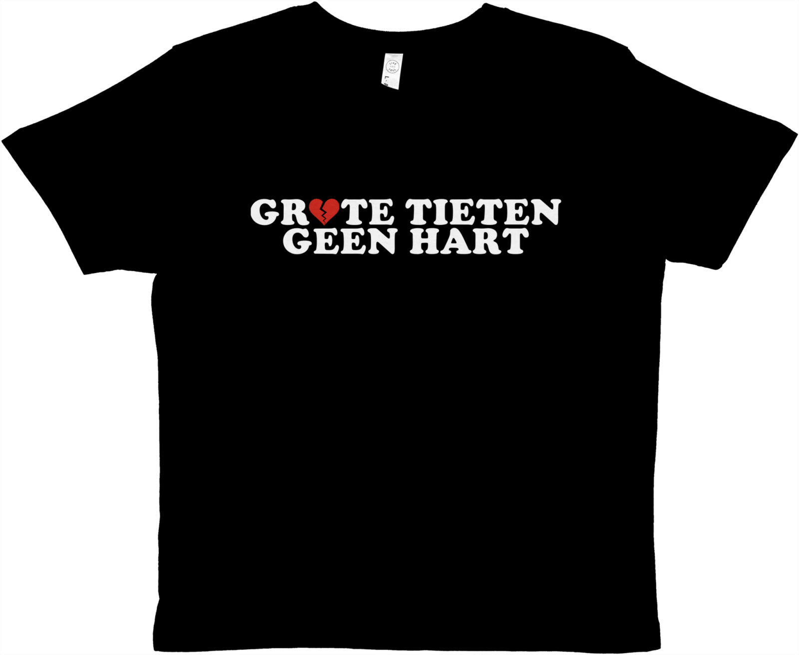 Grote Tieten Geen Hart Baby Tee - TheShirtless