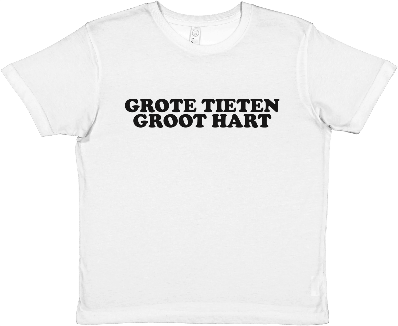 Grote Tieten Groot Hart Baby Tee - TheShirtless