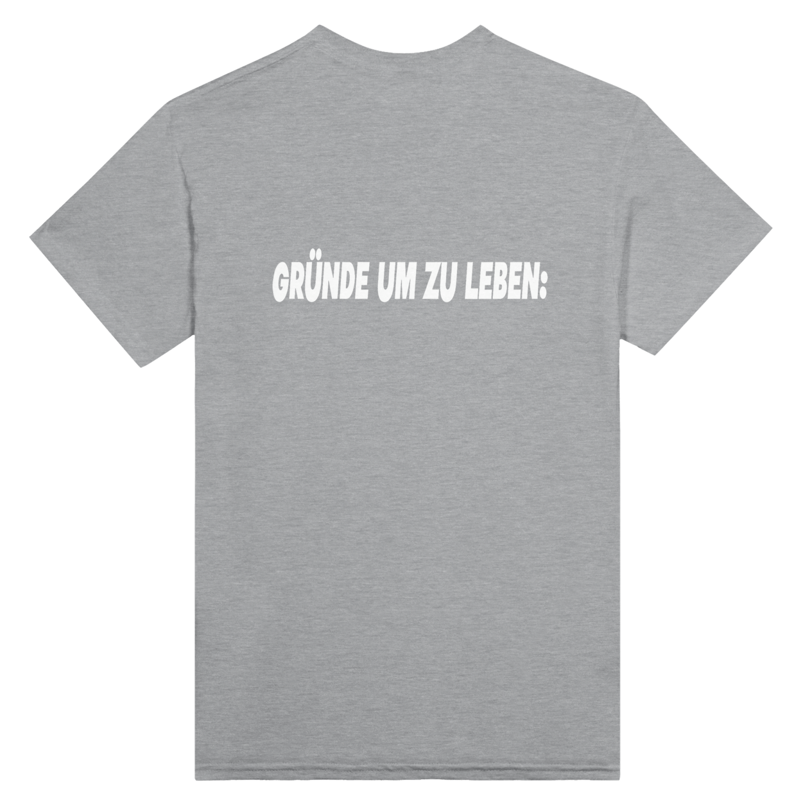 Gründe Um Zu Leben Backprint T-Shirt - TheShirtless