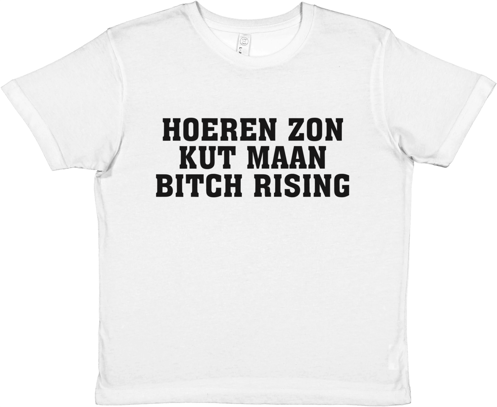 Hoeren Zon Kut Maan Bitch Rising Baby Tee - TheShirtless