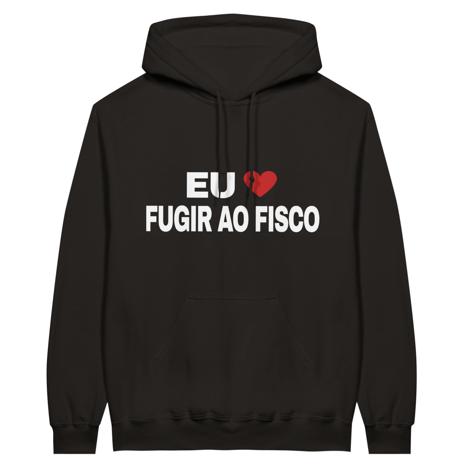 Hoodie Eu Adoro Fugir Ao Fisco - TheShirtless