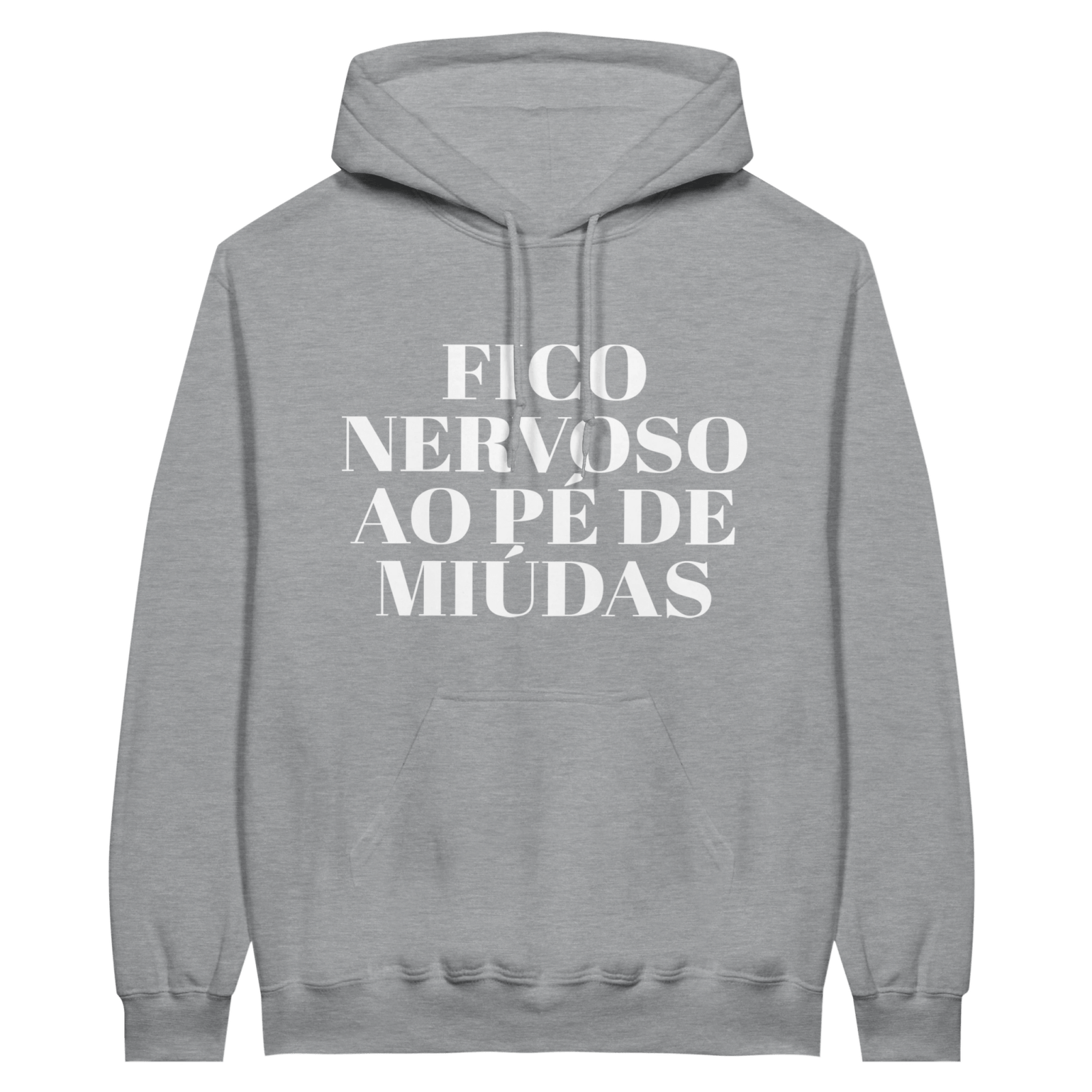 Hoodie Fico nervoso ao pé de miúdas - TheShirtless