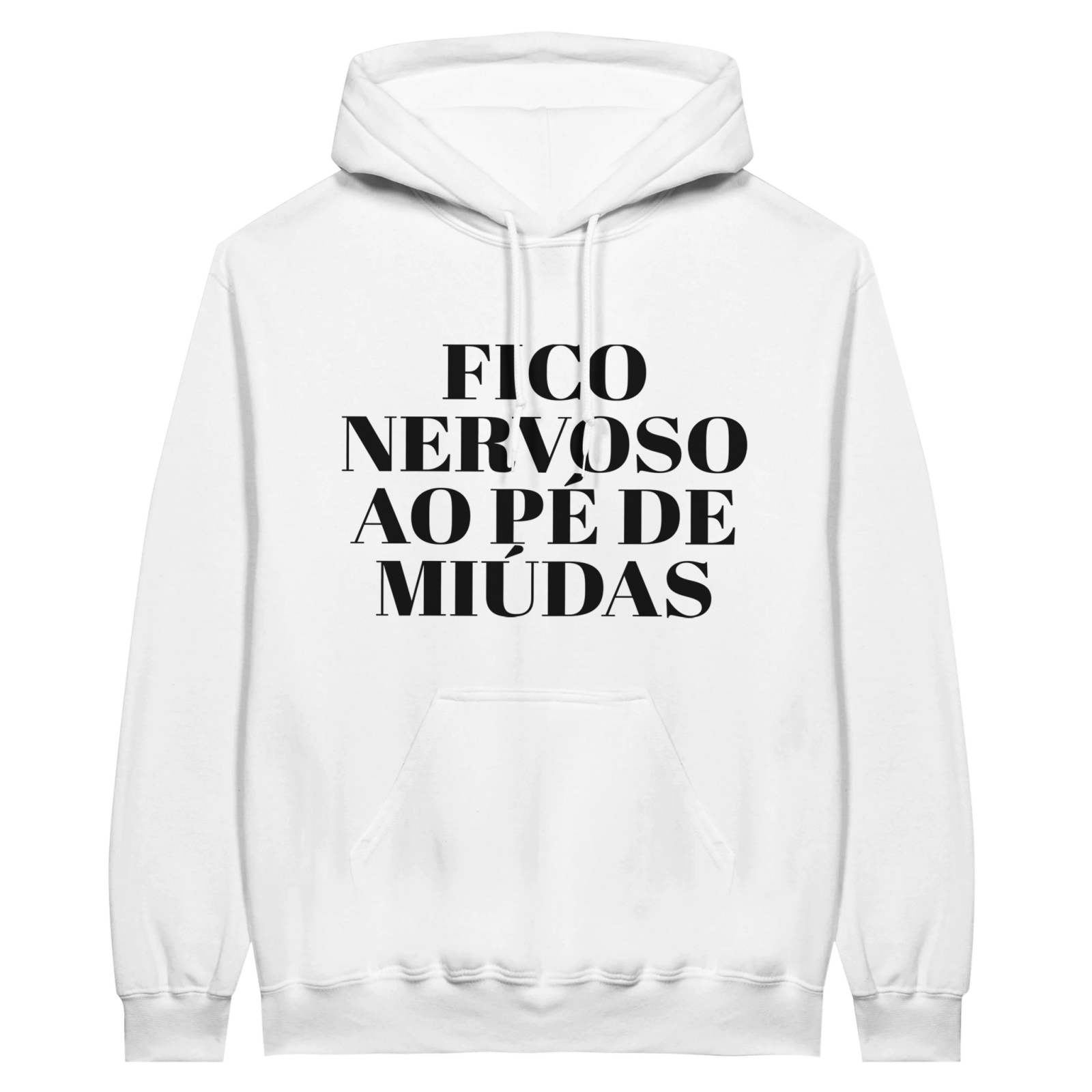 Hoodie Fico nervoso ao pé de miúdas - TheShirtless