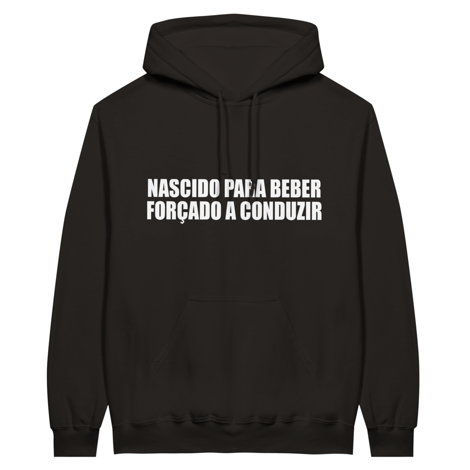 Hoodie Nascido Para Beber Forçado A Conduzir - TheShirtless