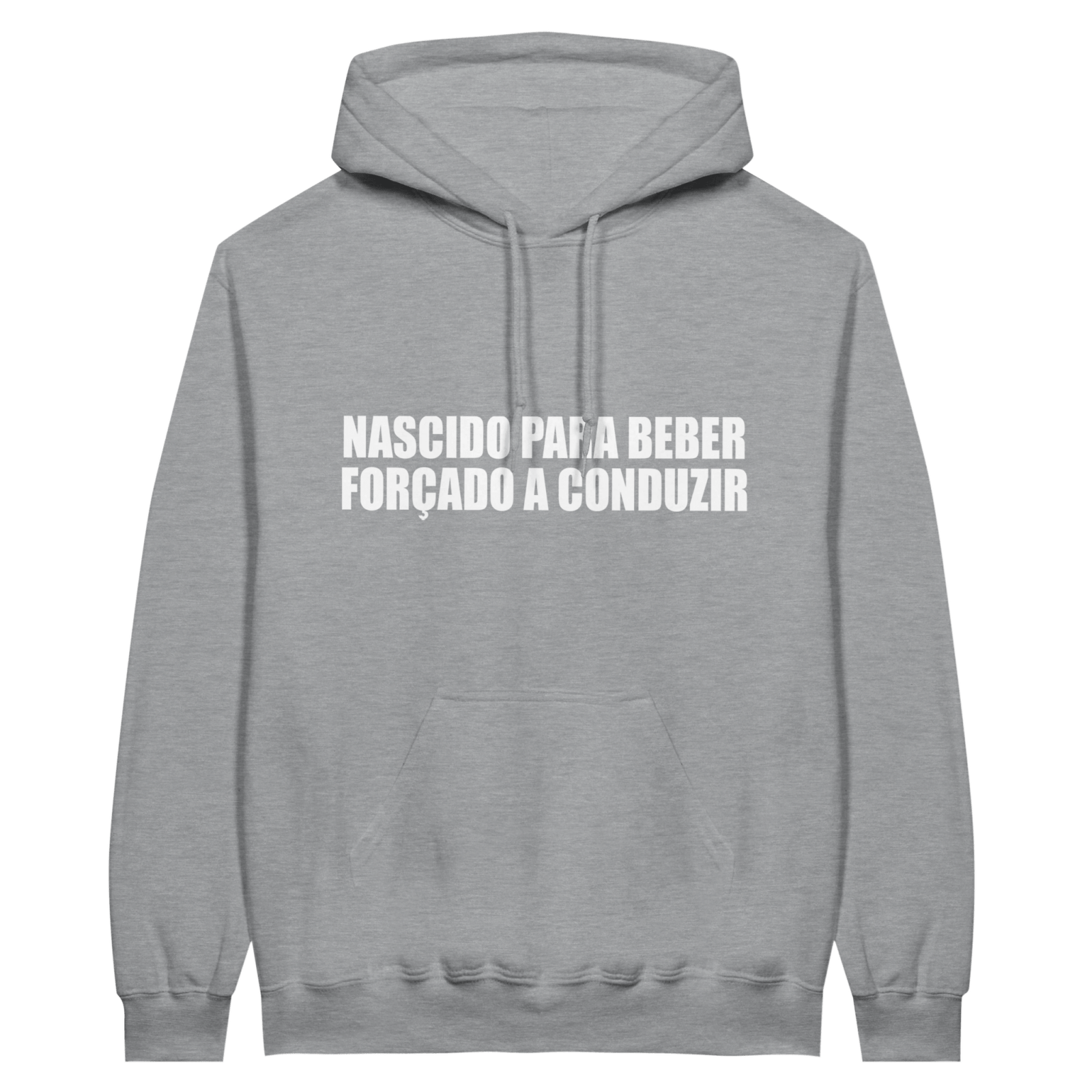 Hoodie Nascido Para Beber Forçado A Conduzir - TheShirtless