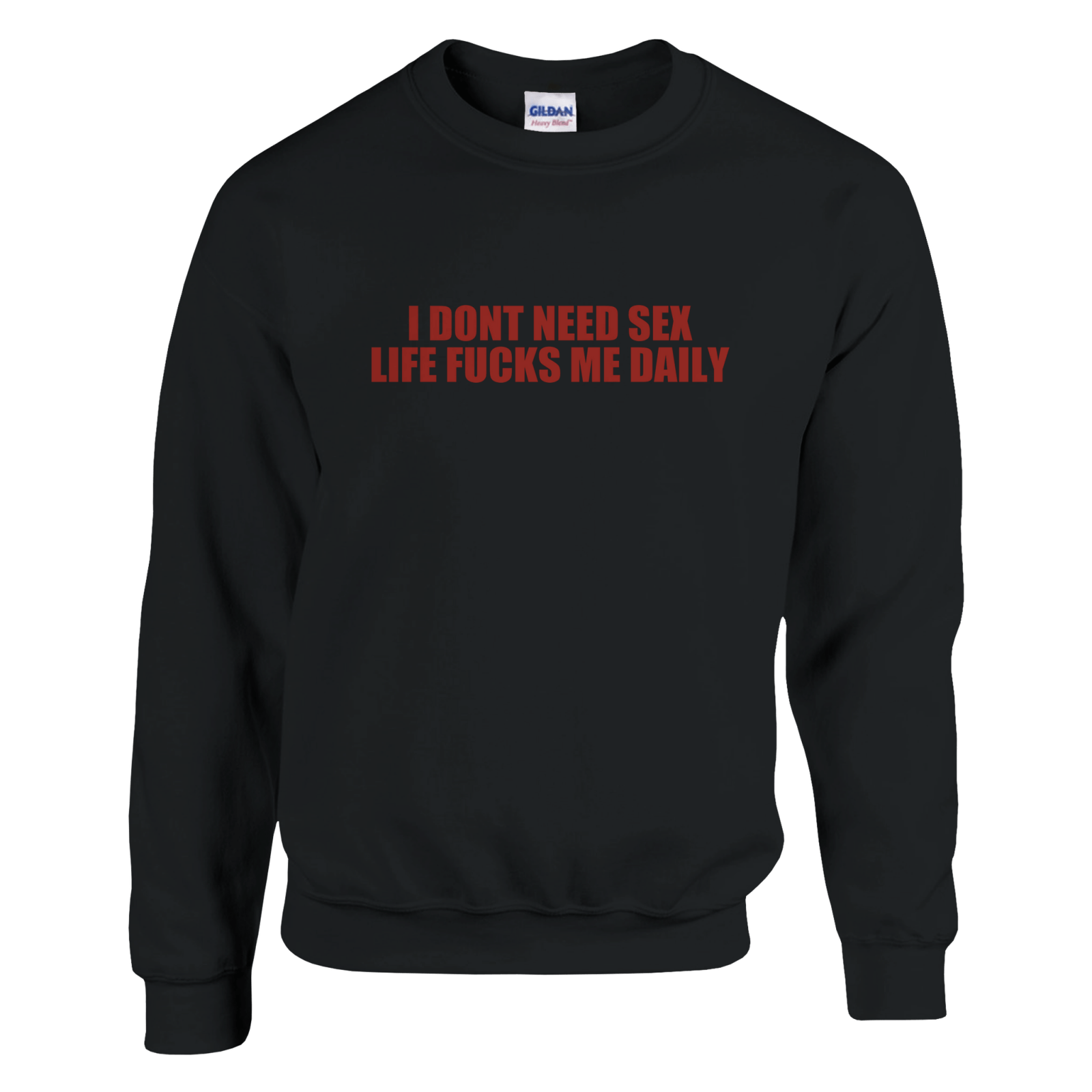 I Dont Need Sex Life Fucks Me Daily Pullover - TheShirtless