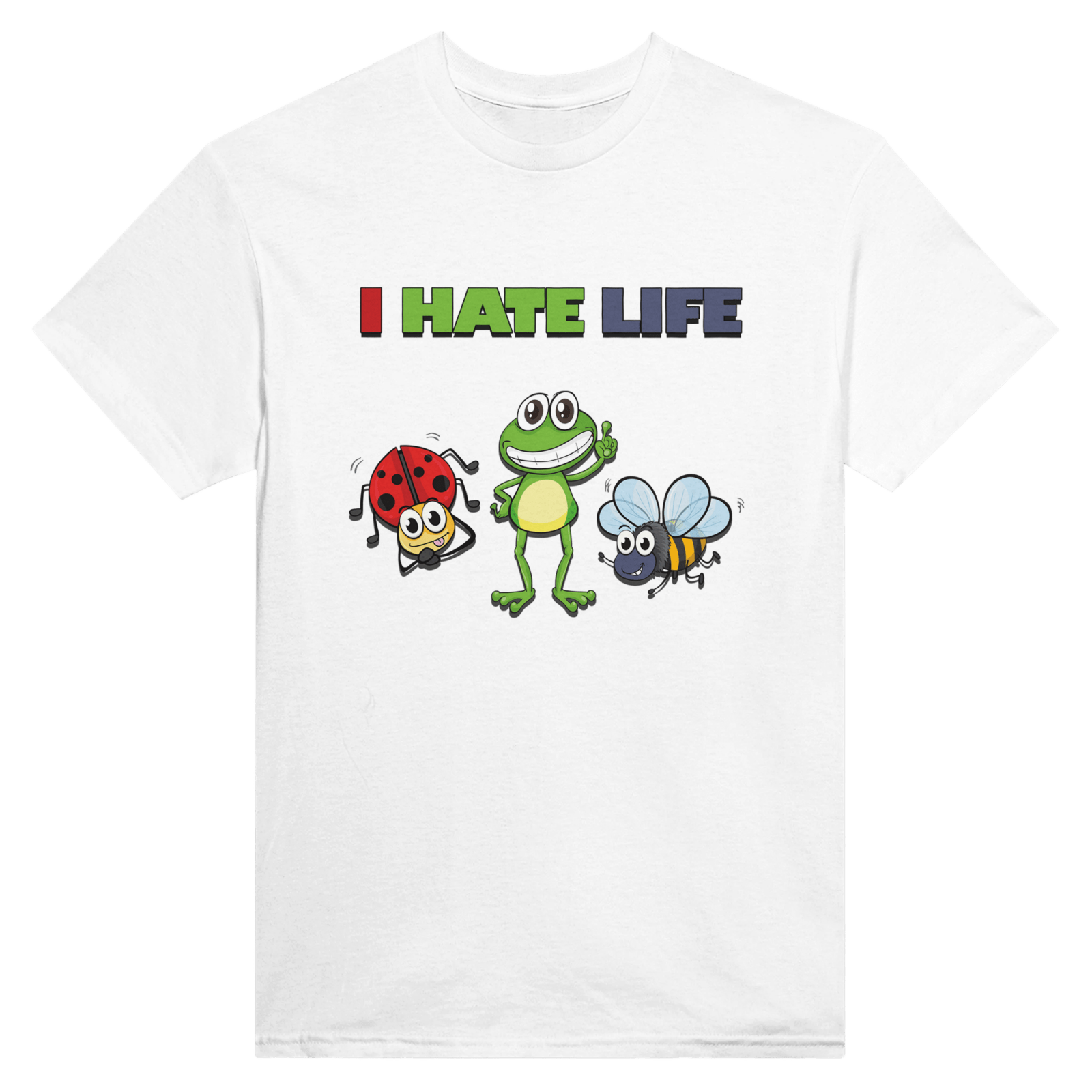 I Hate Life Back t-shirt - TheShirtless