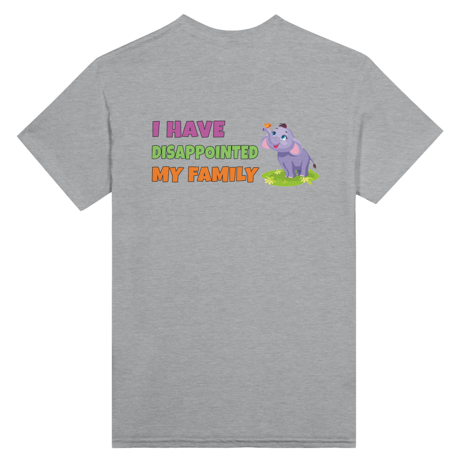 I Have Disappointed My Family Back t-shirt - TheShirtless