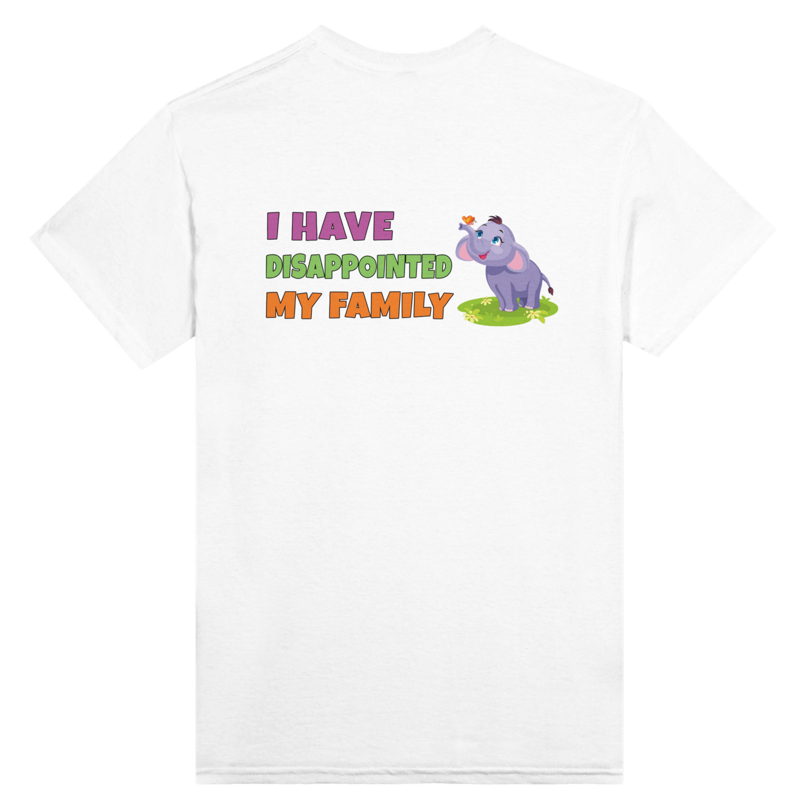 I Have Disappointed My Family Back t-shirt - TheShirtless