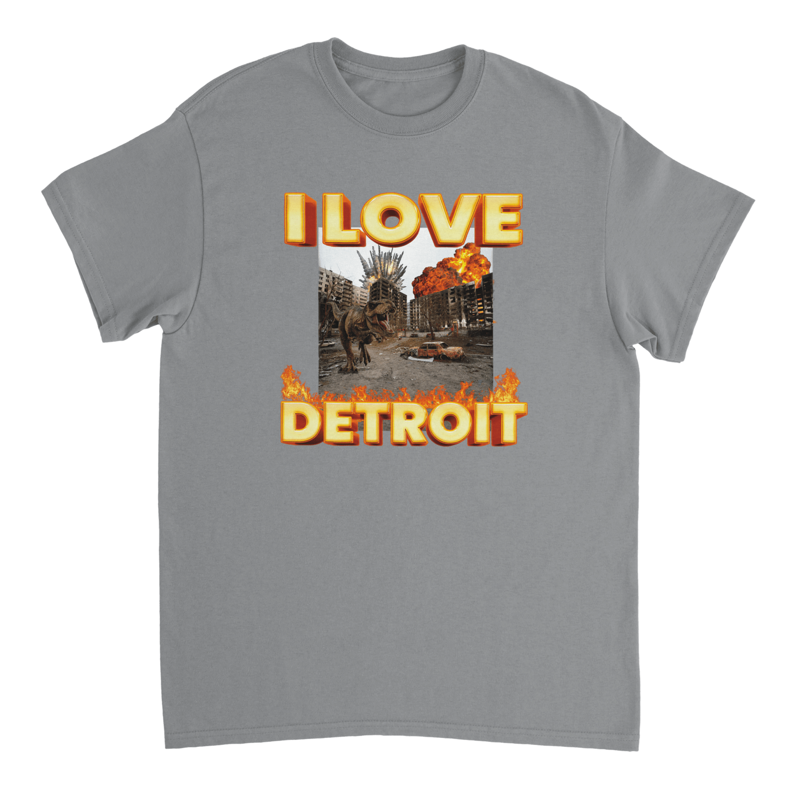 I Love Detroit T-shirt - TheShirtless