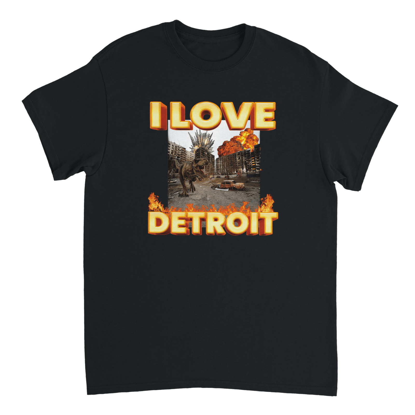 I Love Detroit T-shirt - TheShirtless