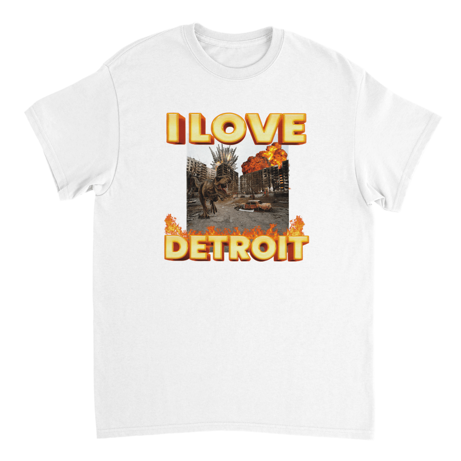 I Love Detroit T-shirt - TheShirtless