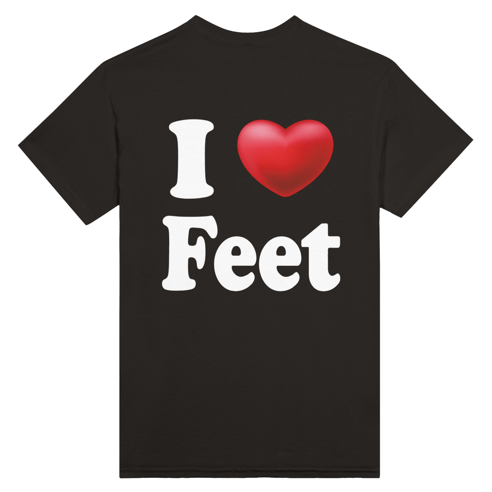 I Love Feet Back t-shirt - TheShirtless