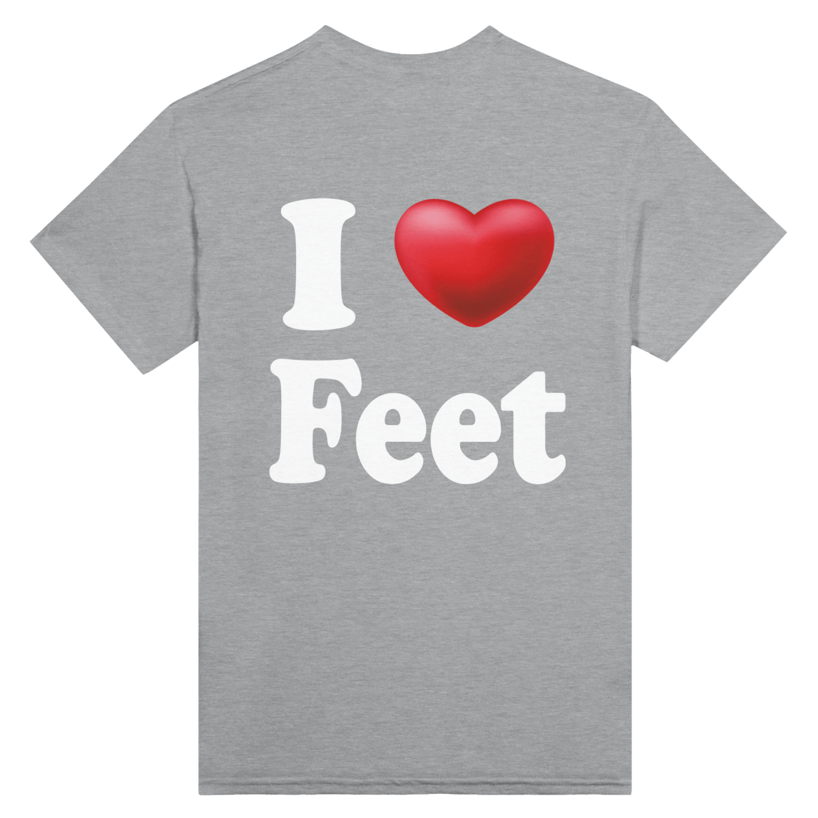 I Love Feet Back t-shirt - TheShirtless