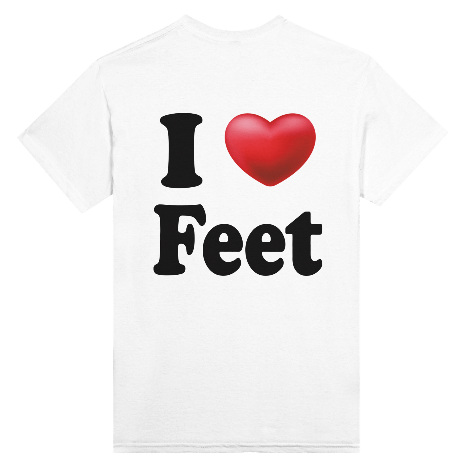 I Love Feet Back t-shirt - TheShirtless