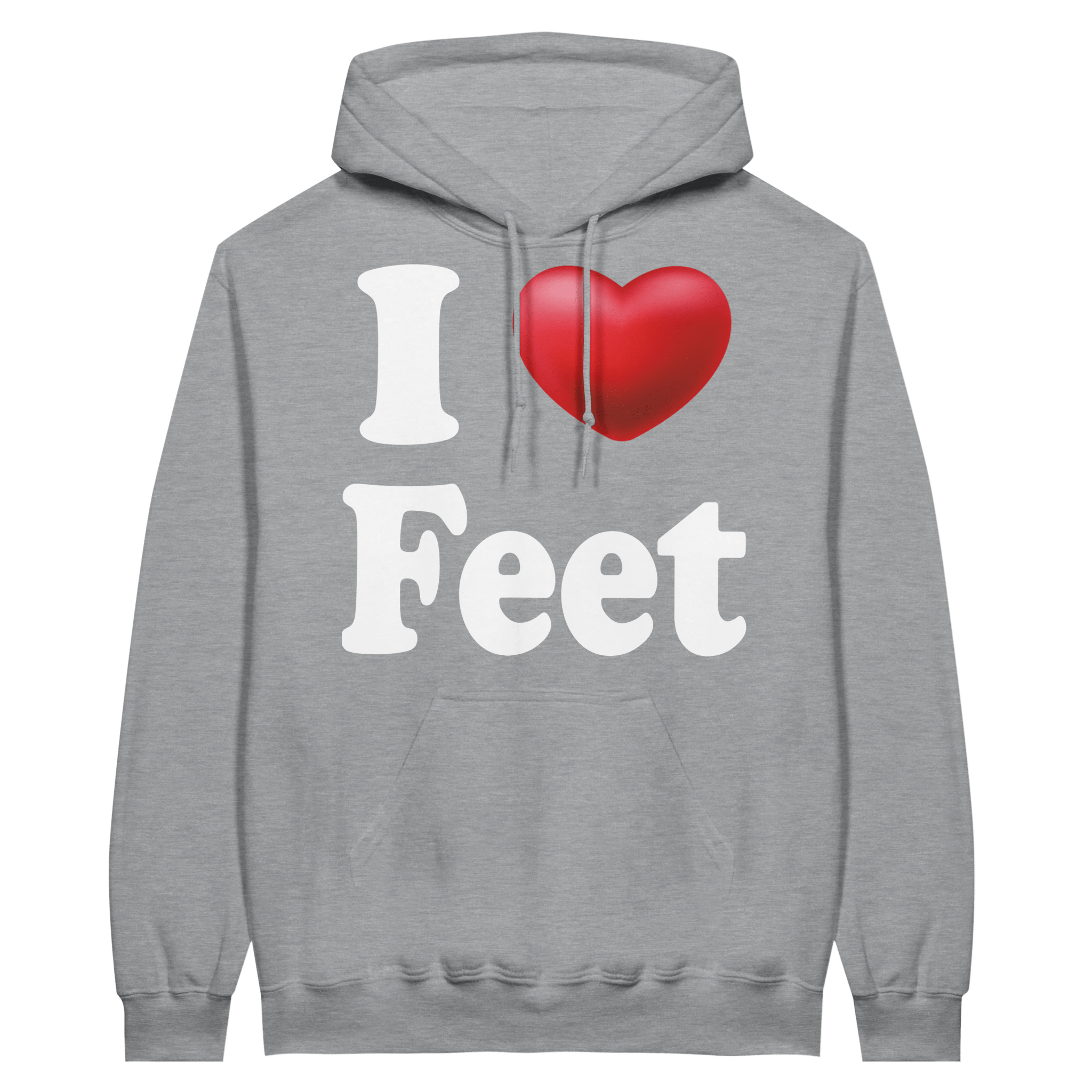 I Love Feet Hoodie - TheShirtless