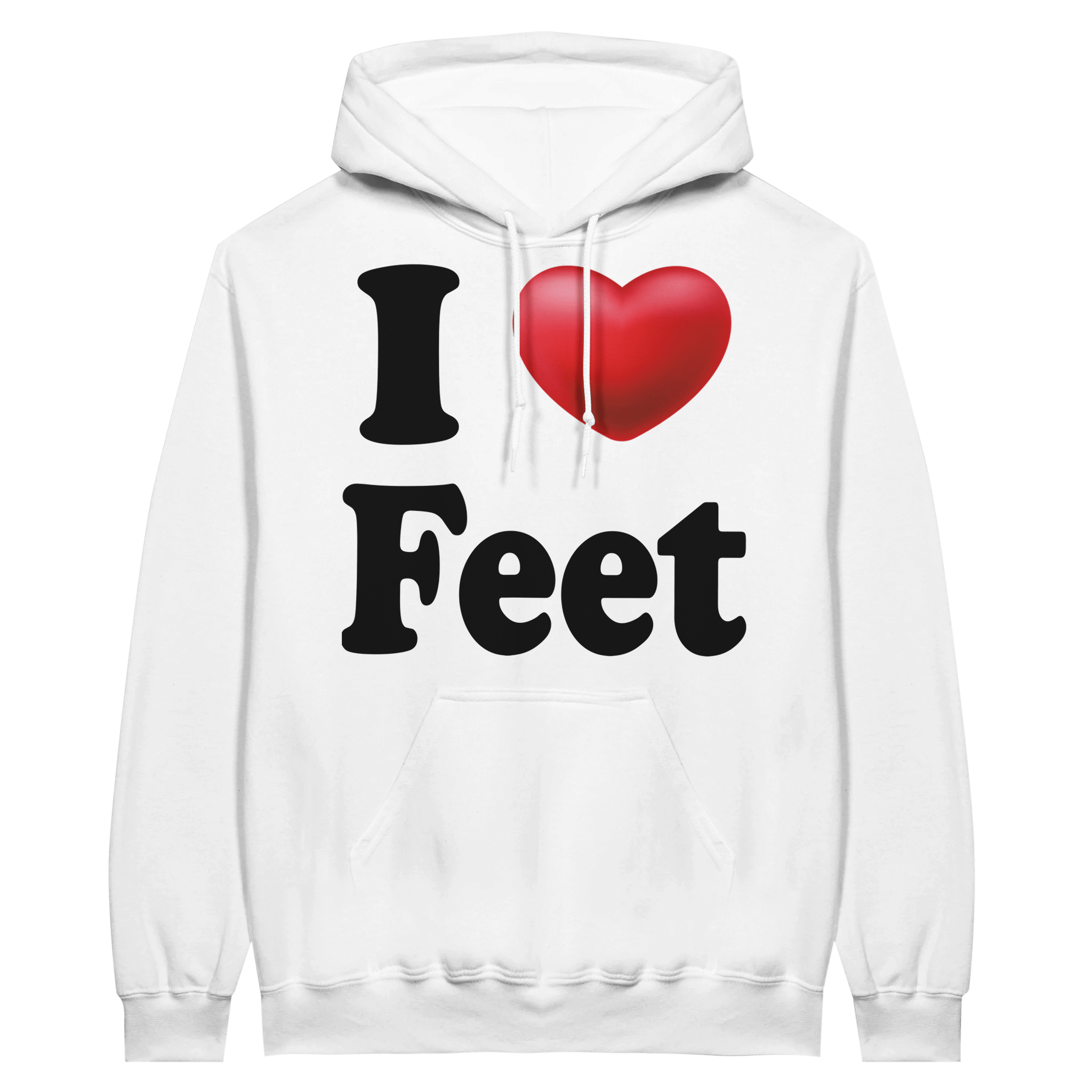 I Love Feet Hoodie - TheShirtless