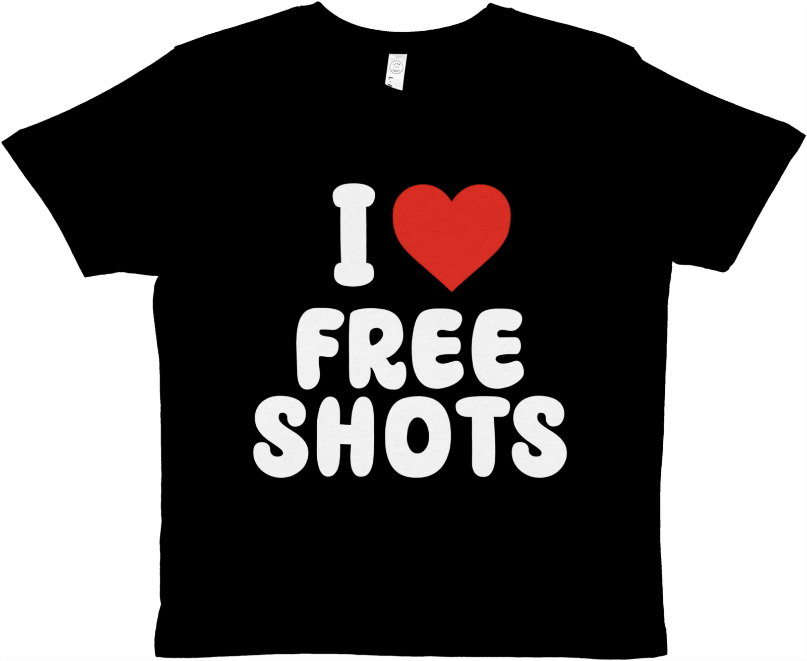 I Love Free Shots Baby Tee - TheShirtless