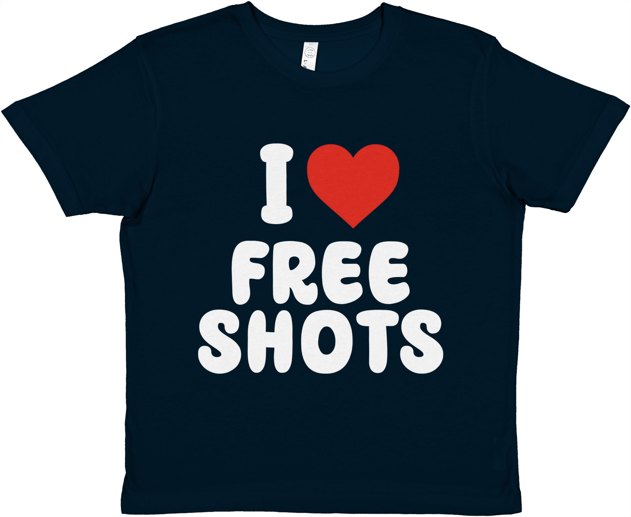 I Love Free Shots Baby Tee - TheShirtless