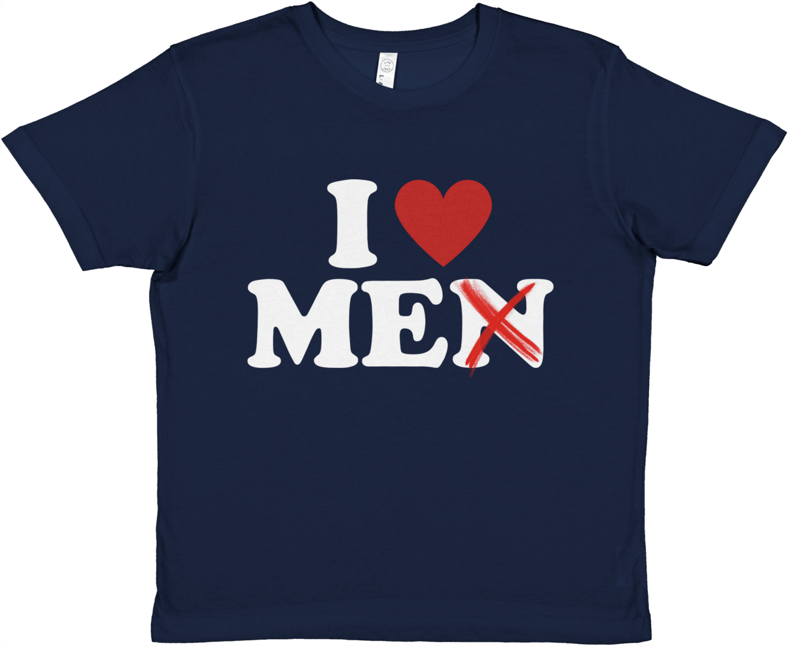 I Love Men Baby Tee - TheShirtless