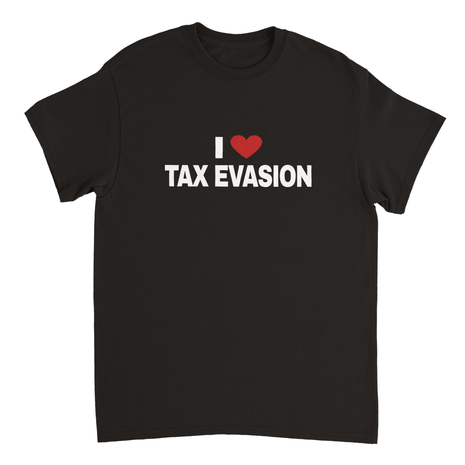 I Love Tax Evasion T-shirt - TheShirtless