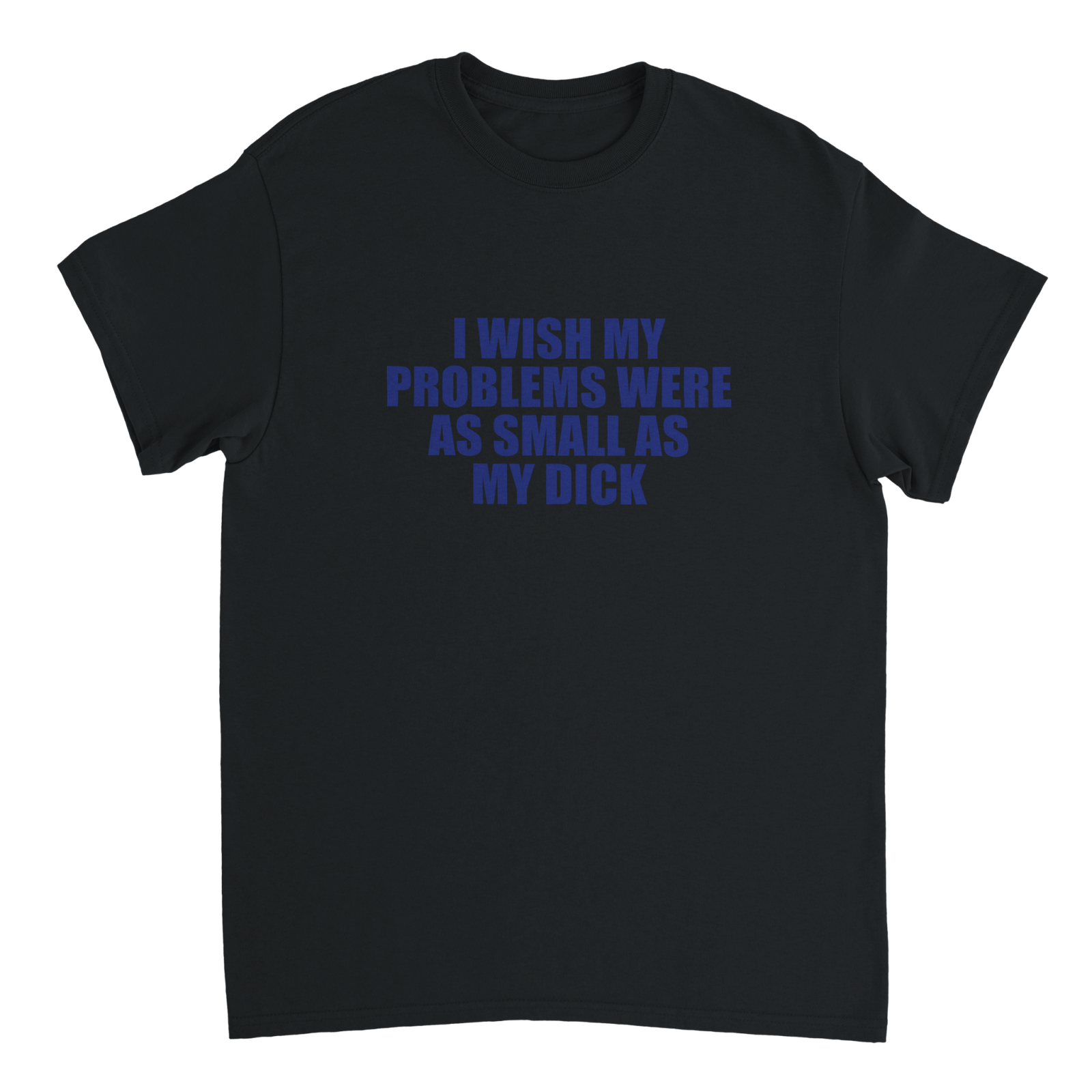 I Wish My Problems Were As Small As My Dick T-shirt - TheShirtless