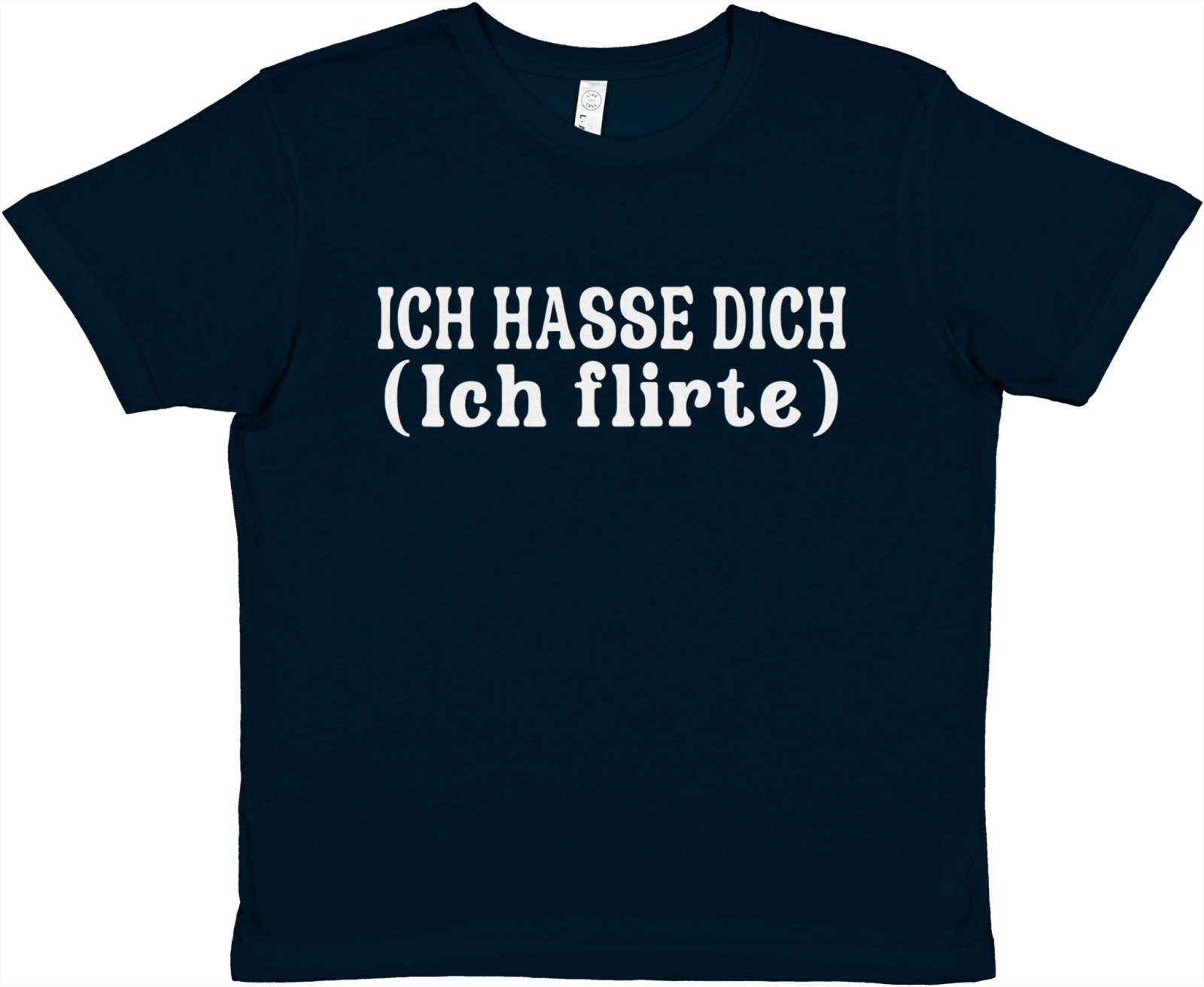 Ich Hasse Dich (Ich Flirte) Baby Tee - TheShirtless