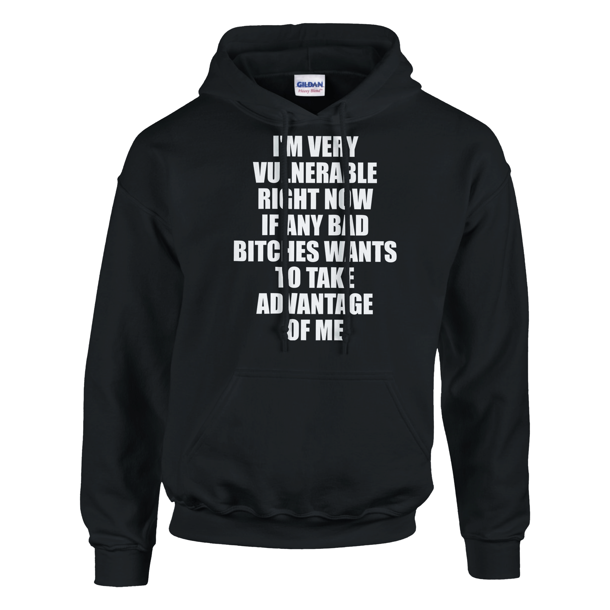 I'm Very Vulnerable Right Now If Any Bad Bitches Wants To Take Advantage Of Me Hoodie - TheShirtless