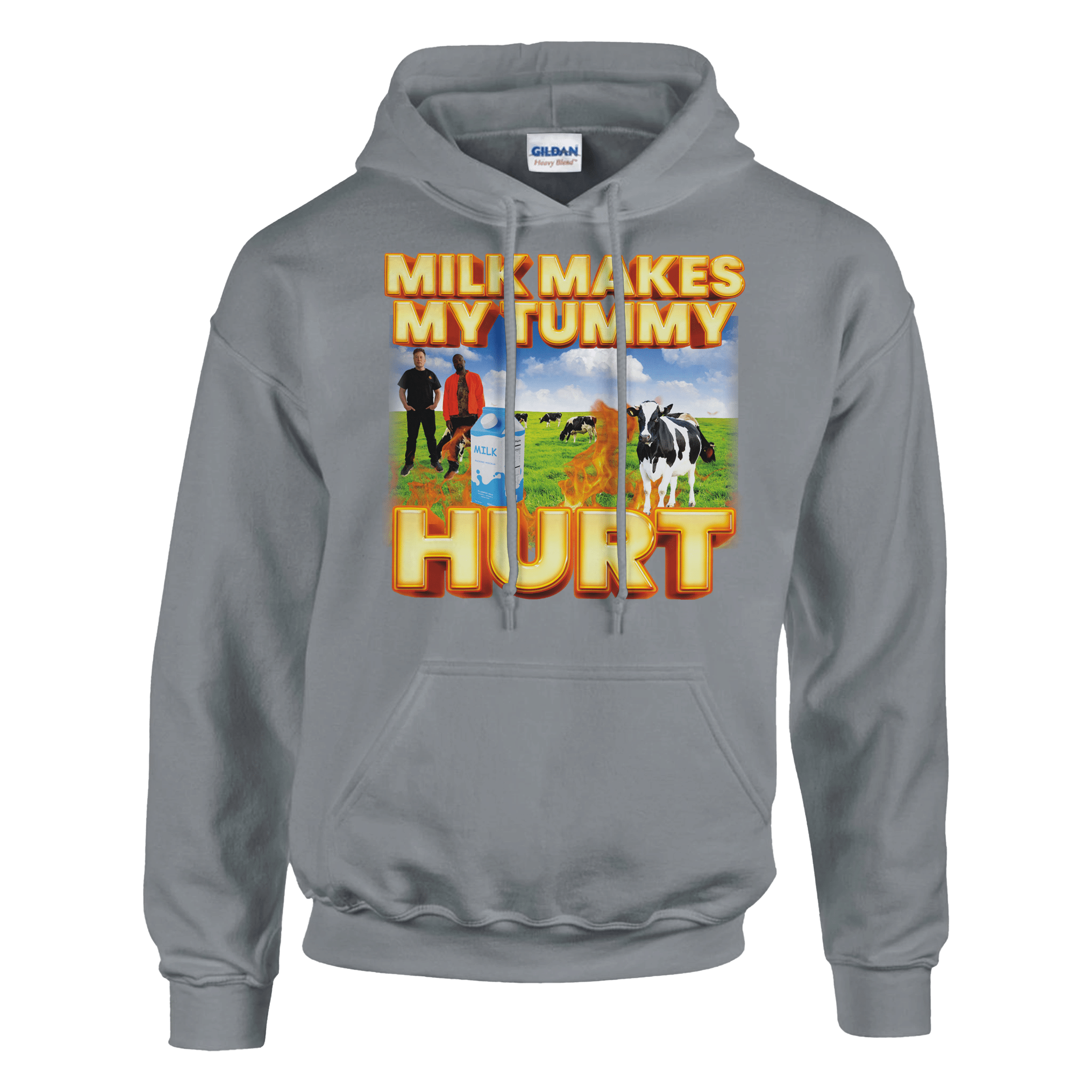 Milk Makes My Tummy Hurt Hoodie - TheShirtless