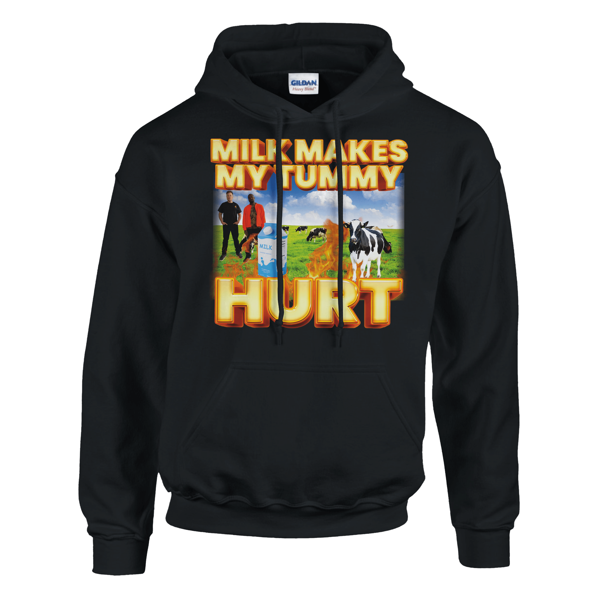 Milk Makes My Tummy Hurt Hoodie - TheShirtless